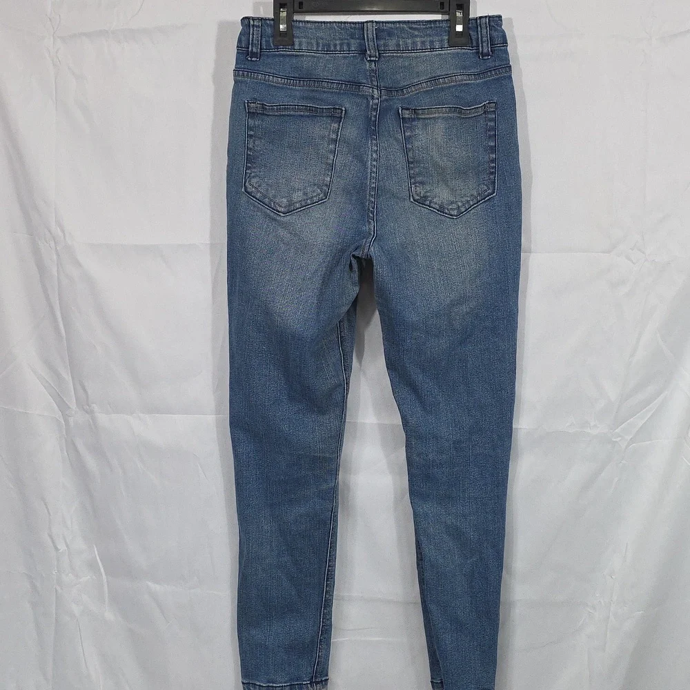 Blue Asphalt Women's Blue Skinny Jeans 7/28 (W635) - Picture 2 of 3